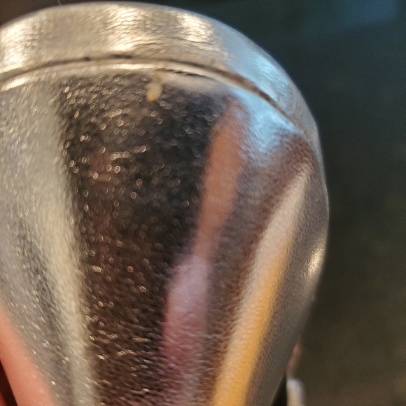 Kenneth Cole Unlisted silver 4 in. Jeweled heels - Picture 9 of 14